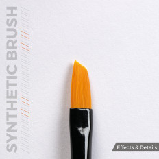 AK Synthetic brush Angular