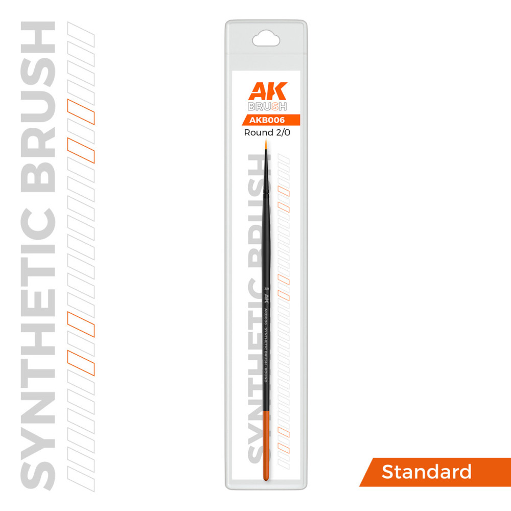 AK Synthetic brush Round 2/0 AK Synthetic brush Round 2/0