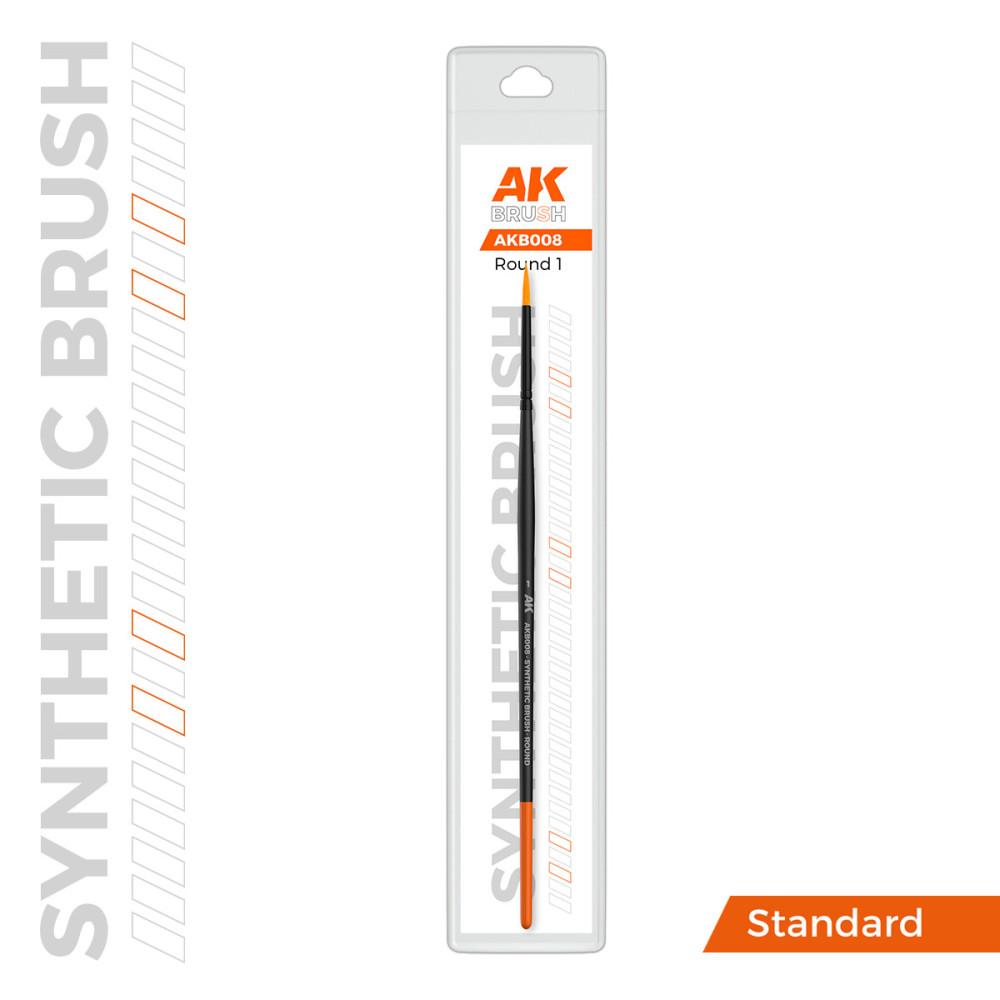 AK Synthetic brush Round 1 AK Synthetic brush Round 1