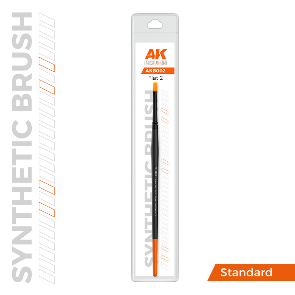 AK Synthetic brush Flat 2 AK Synthetic brush Flat 2