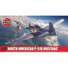 Airfix 1:72 Ziemeļamerikas P-51D Mustang