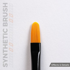 AK Synthetic brush Filbert 6