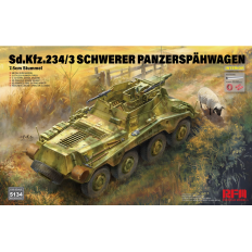 Ryefield model 5134 1:35 Sd.Kfz.234/3 SCHWERER PANZERSPÄHWAGEN 7.5cm Stummel