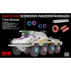 Ryefield model 5134 1:35 Sd.Kfz.234/3 SCHWERER PANZERSPÄHWAGEN 7.5cm Stummel
