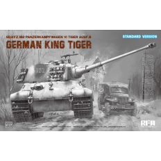 Ryefield model 5137 1:35 Sd.Kfz.182 Panzerkampfwagen VI Tiger Ausf.B “King Tiger” ARDENNES 1944 STANDARD VERSION