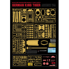 Ryefield model 5138 1:35 Sd.Kfz.182 Panzerkampfwagen VI Tiger Ausf.B “King Tiger” ARDENNES 1944 UPDATED VERSION