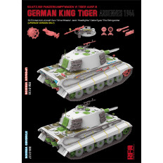 Ryefield model 5138 1:35 Sd.Kfz.182 Panzerkampfwagen VI Tiger Ausf.B “King Tiger” ARDENNES 1944 UPDATED VERSION