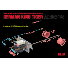 Ryefield model 5138 1:35 Sd.Kfz.182 Panzerkampfwagen VI Tiger Ausf.B “King Tiger” ARDENNES 1944 UPDATED VERSION