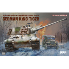 Ryefield model 5138 1:35 Sd.Kfz.182 Panzerkampfwagen VI Tiger Ausf.B “King Tiger” ARDENNES 1944 UPDATED VERSION