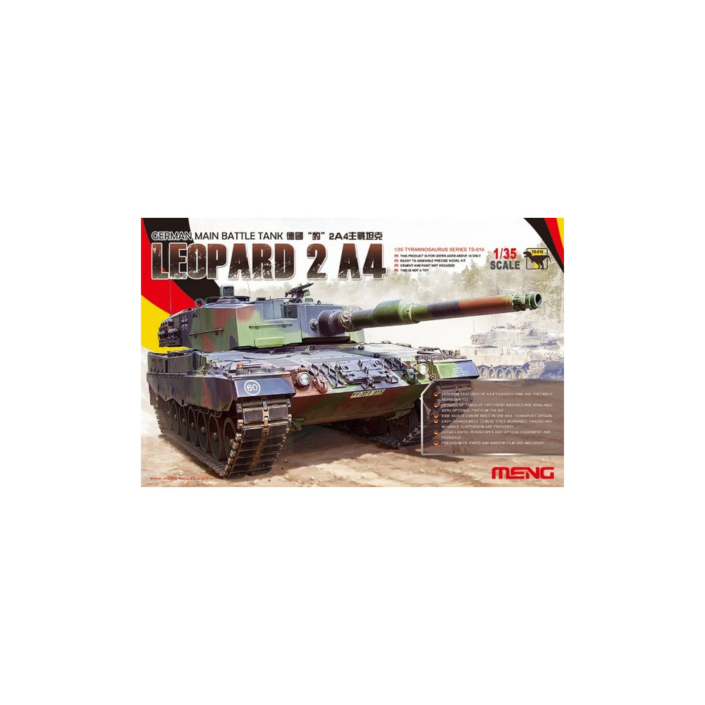 Meng Model 1:35 German Main Battle Tank Leopard 2 A4