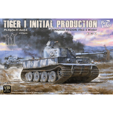 Border model 1:35 Tiger I Initial Production s.Pz.Abt. 502 Leningrad Region 1942/3 Winter (3 in 1)