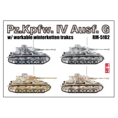 Buy Ryefield Model RM5102 1:35 Pz.Kpfw. IV Ausf. G  Winterketten Tracks WWII Kit