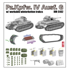 Buy Ryefield Model RM5102 1:35 Pz.Kpfw. IV Ausf. G  Winterketten Tracks WWII Kit